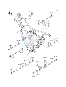 KX 80 R T [KX80] (R4-T4 BIG WHEEL R5) [KX 80 BIG WHEEL] drawing FRAME FITTINGS