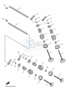 YZF1000 YZF-R1 (B3LS) drawing VALVE