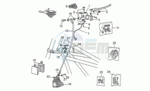 Targa 750 drawing Front master cilinder