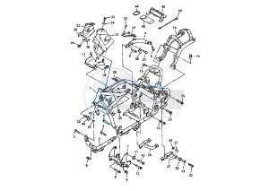 XVZ ROYAL STAR 1300 drawing FRAME