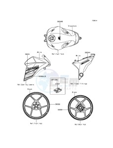 Z800 ZR800AFF FR GB XX (EU ME A(FRICA) drawing Decals(White)