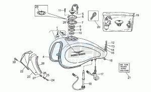 California 1100 EV (V11 EV Usa) EV (V11 EV Usa) drawing Fuel tank