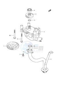 DF 150 drawing Oil Pump