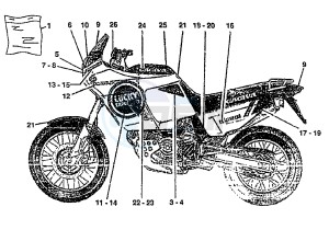 ELEFANT 750 drawing LABEL COLOR E