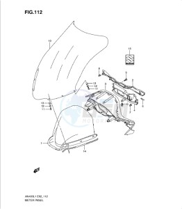 AN400Z drawing METER PANEL (AN400ZAL1 E2)