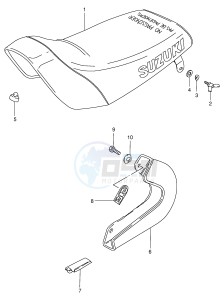 LT50 (P1) drawing SEAT - CHAIN CASE (MODEL L X Y)