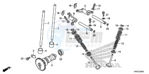 TRX420FM1F TRX420 Europe Direct - (ED) drawing CAMSHAFT/VALVE