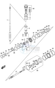 DF 300AP drawing Transmission S/N 612133 to 61XXXX