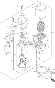 DF 50A drawing Starting Motor