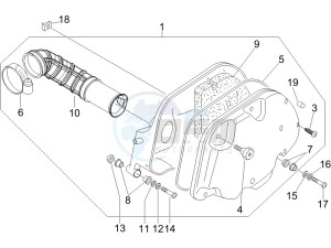 GTV 250 ie drawing Air filter