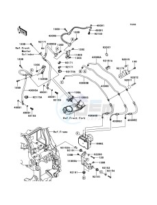 1400GTR_ABS ZG1400CBF FR GB XX (EU ME A(FRICA) drawing Brake Piping