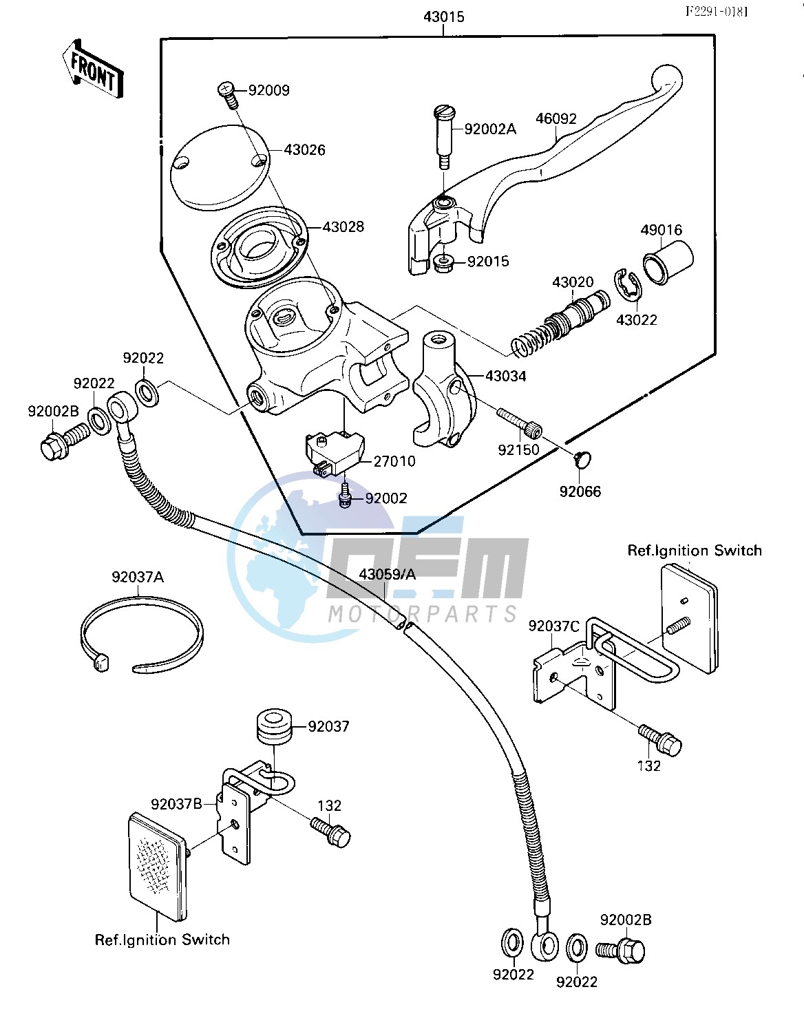 FRONT MASTER CYLINDER