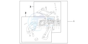 VFR800A drawing REAR CARRIER