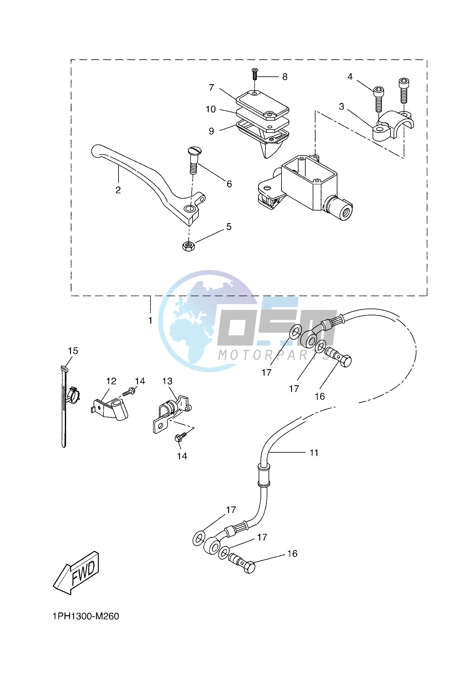 FRONT MASTER CYLINDER