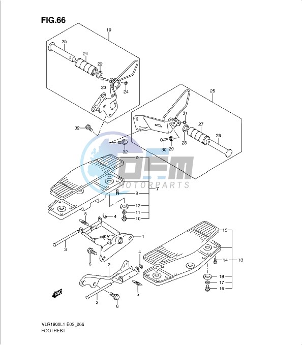 FOOTREST (VLR1800L1 E19)