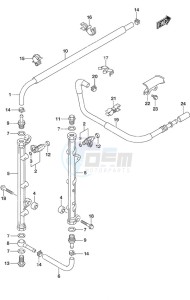 DF 250 drawing Fuel Injector SS Model