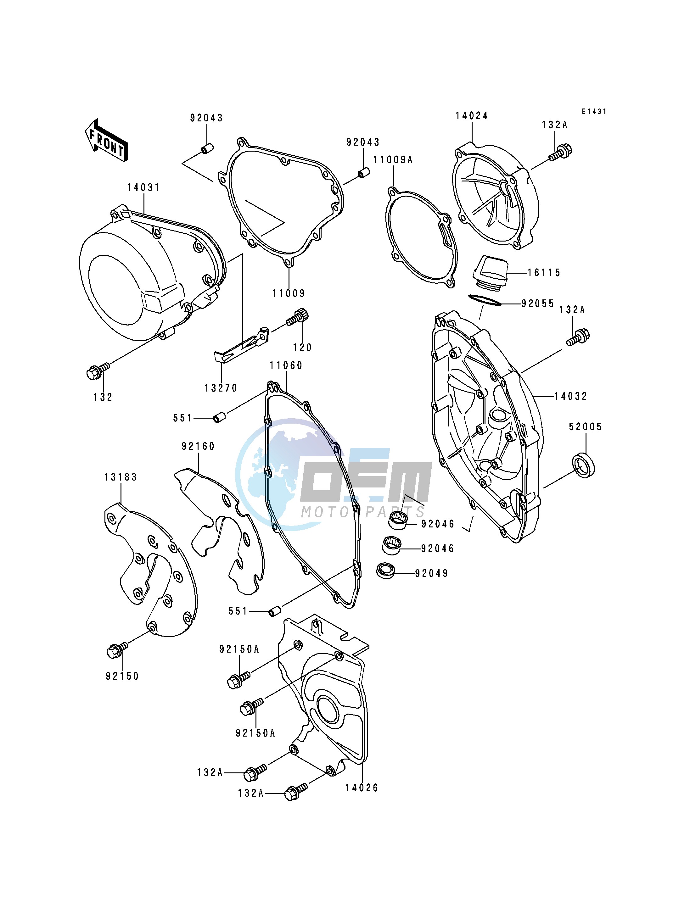 ENGINE COVER-- S- -