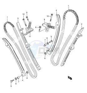 VL1500 (E2) drawing CAM CHAIN