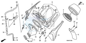 CRF450RA Europe Direct - (ED) drawing AIR CLEANER