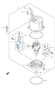 DF 200 drawing PTT Motor (Type: X)