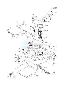 YXZ1000ES YXZ10YPSG YXZ1000R EPS SPECIAL EDITION (2HC8) drawing FUEL TANK