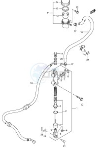 LT-A500F (E3-E28) drawing REAR MASTER CYLINDER