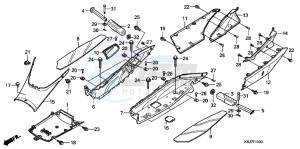 FES125B drawing FLOOR PANEL/ CENTER COVER