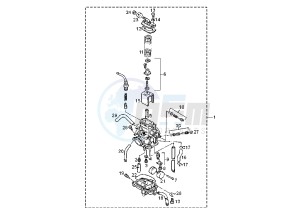 GPR RACING -125 cc drawing CARBURETOR