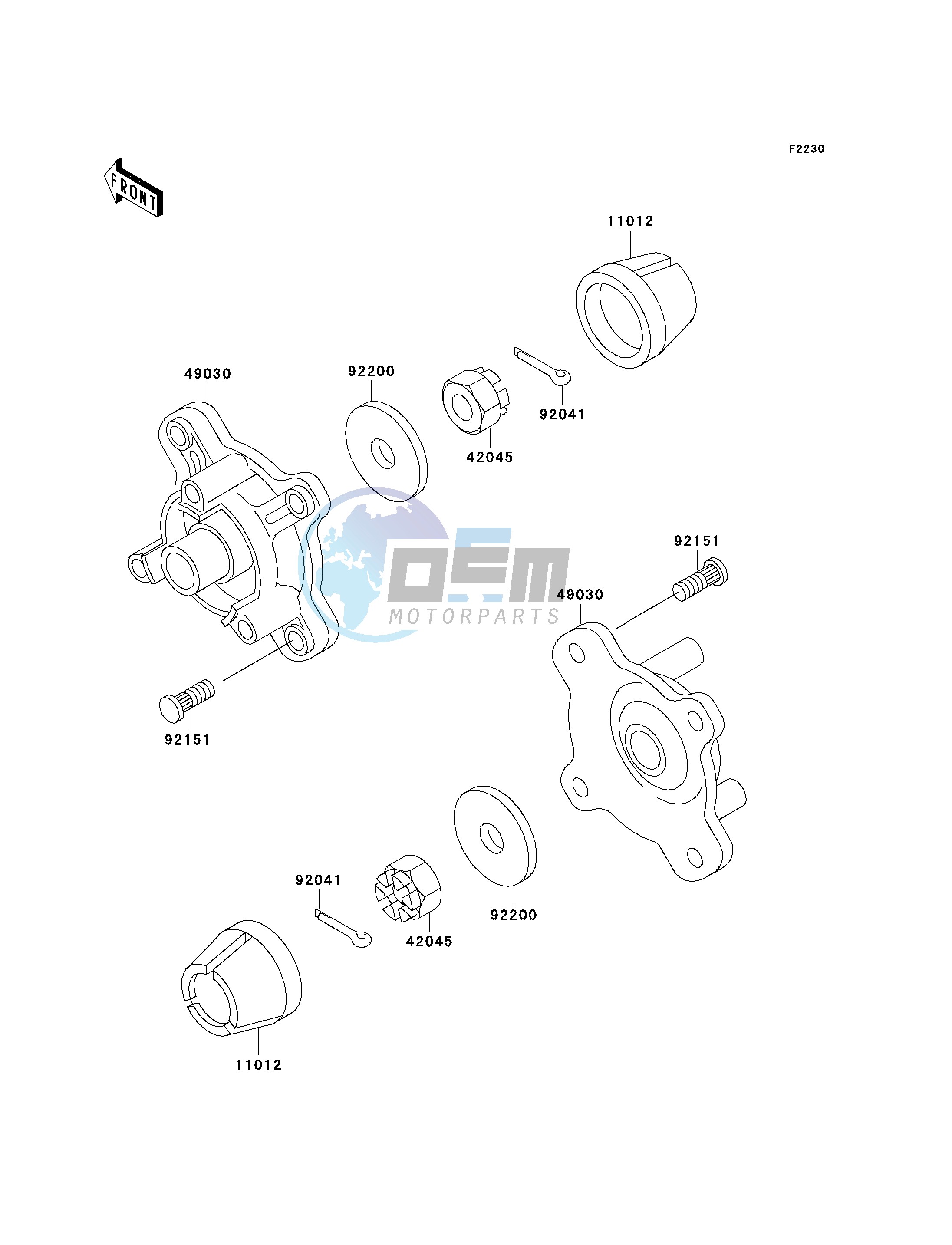 FRONT HUB