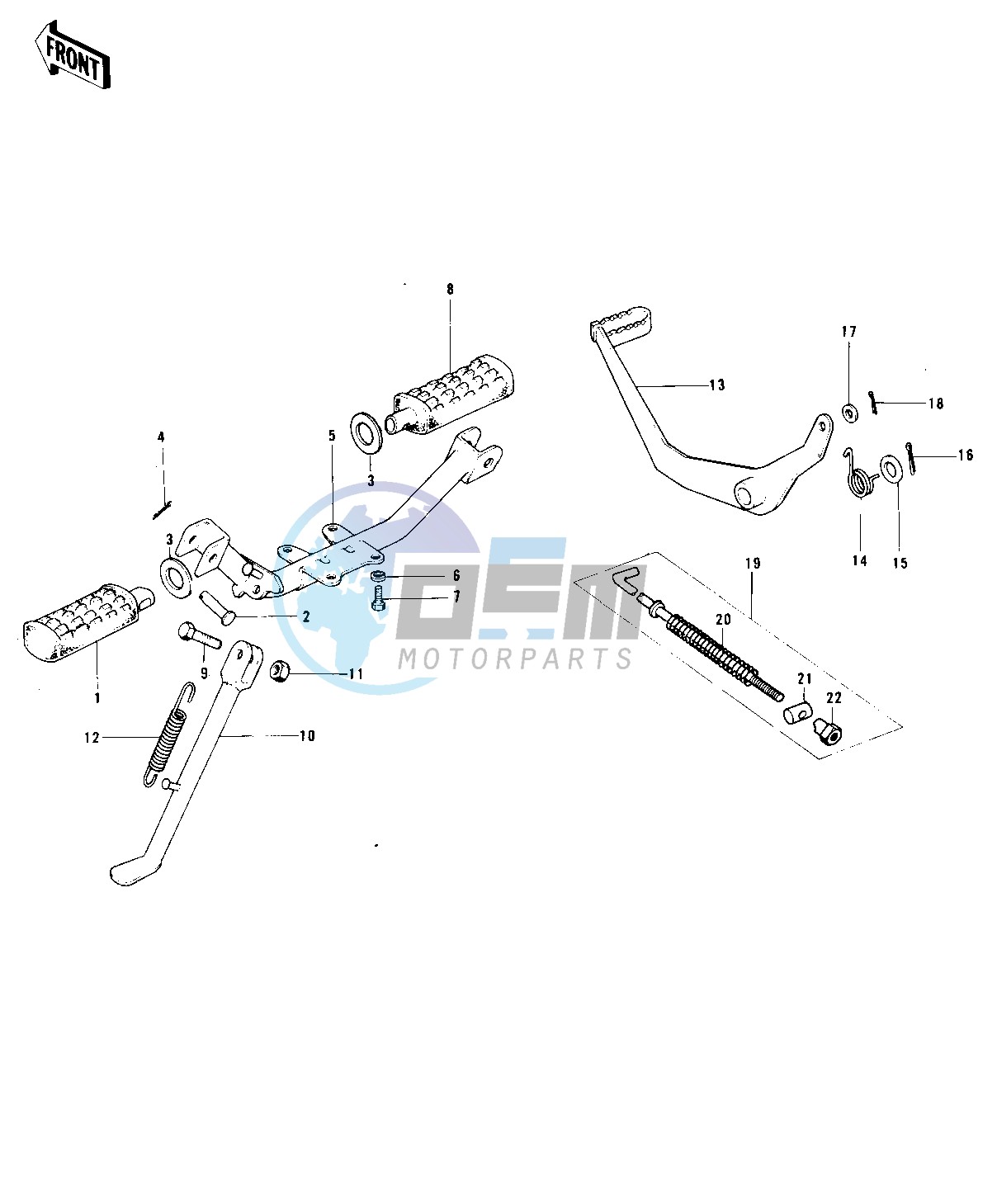 FOOTRESTS_STAND _BRAKE PEDAL