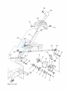 YFM450FWBD KODIAK 450 EPS (BHT2) drawing SHIFT SHAFT