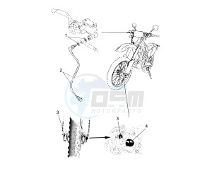 WR F 250 drawing STOP SWITCH FRONT EURO KIT