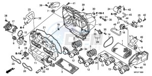 CB600F3A Australia - (U / ST) drawing AIR CLEANER