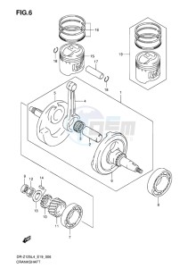 DR-Z125L EU drawing CRANKSHAFT