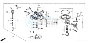 C50 drawing CARBURETOR