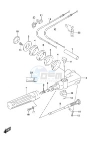 DF 4A drawing Tiller Handle