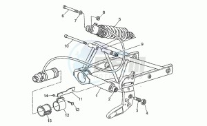 V 10 1000 Centauro Centauro drawing Swing arm