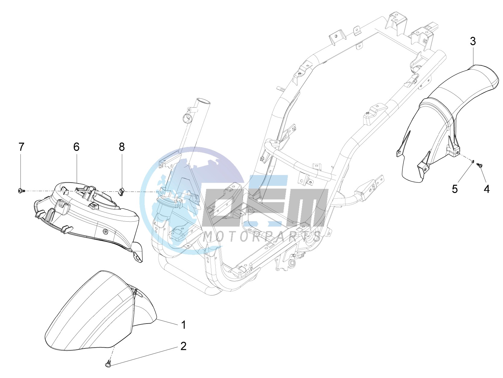 Wheel housing - Mudguard