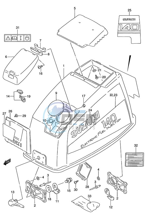 Engine Cover (DT140EFI