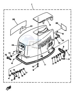 55B drawing TOP-COWLING