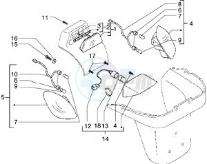 X9 500 drawing Tail lamps