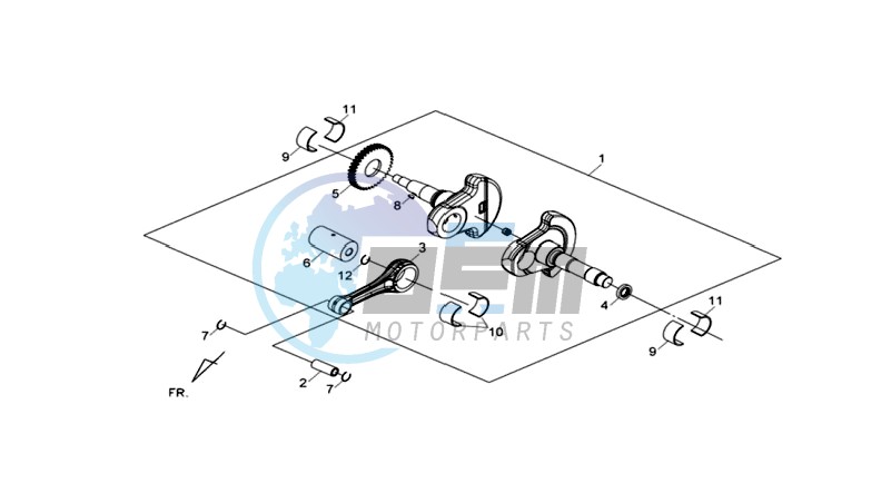 CRANKSHAFT / PISTON / PISTON RING