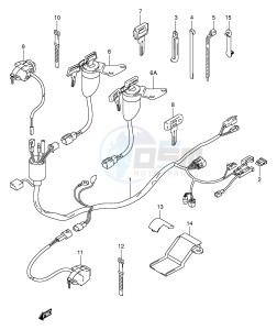 DR-Z400 (E3-E28) drawing WIRING HARNESS (DR-Z400EY EK1 EK2 EK3 EK4)