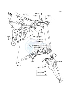 NINJA_250R EX250K9F GB XX (EU ME A(FRICA) drawing Rear Fender(s)