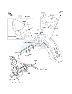 VN1600_CLASSIC VN1600-A3H GB XX (EU ME A(FRICA) drawing Seat(-JKBVNT60AAA014810)