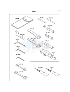 ER-6f EX650CBF GB XX (EU ME A(FRICA) drawing Owner's Tools