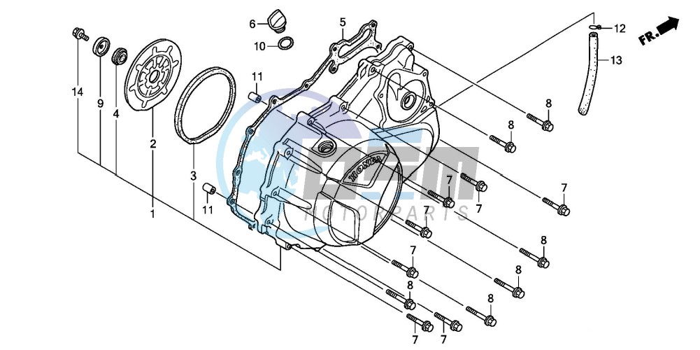 RIGHT CRANKCASE COVER