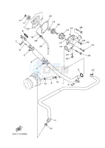 YXM700E YXM700PHF VIKING (1XPM) drawing WATER PUMP