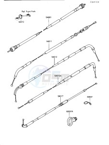 ZX 600 B [NINJA 600RX] (B1) [NINJA 600RX] drawing CABLE