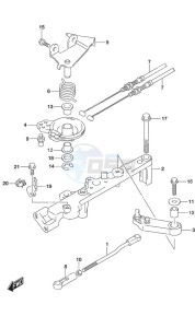 DF 150A drawing Throttle Rod